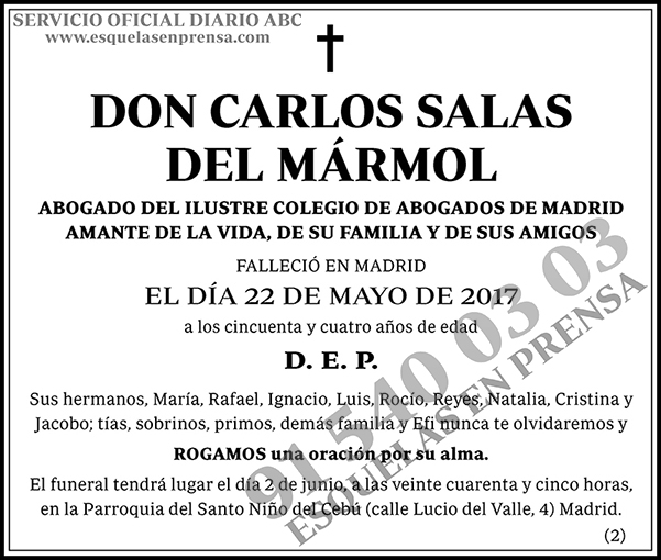 Carlos Salas del Mármol